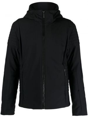 Smučarska jakna s kapuco Fusalp črna