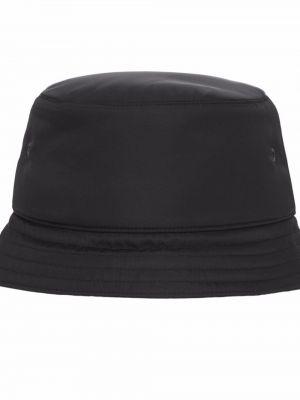 Raštuotas kepurė Burberry juoda