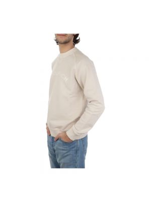 Bluza dresowa Woolrich beżowa