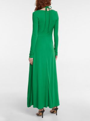 Džerzej dlouhé šaty Proenza Schouler zelená