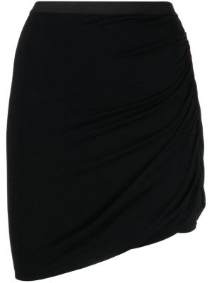 Asimetrična mini suknja Rick Owens Lilies crna