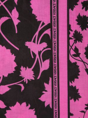 Květinový hedvábný šál z modalu Versace