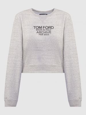Світшот з принтом Tom Ford сірий