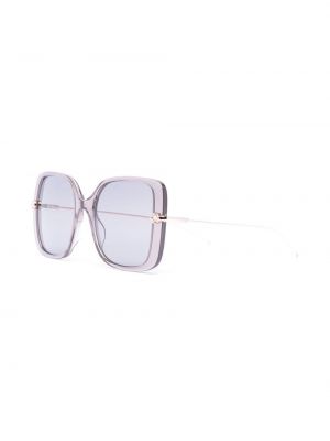 Sonnenbrille mit kristallen Pomellato Eyewear grau