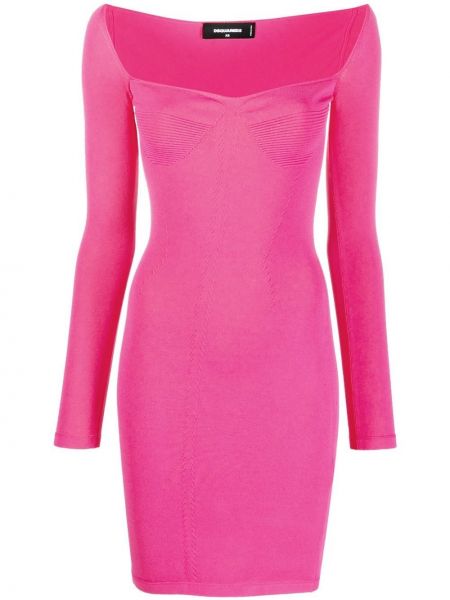 Sukienka mini Dsquared2 różowa