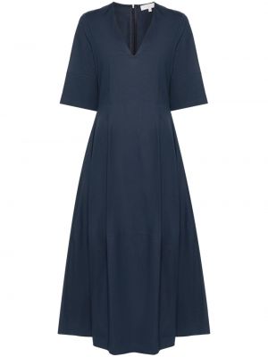 Šaty s výstřihem do v Antonelli modré