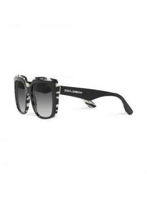 Sonnenbrille mit print mit zebra-muster Dolce & Gabbana Eyewear