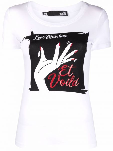 Camiseta Love Moschino blanco