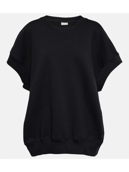 Jersey sweatshirt aus baumwoll Dries Van Noten schwarz