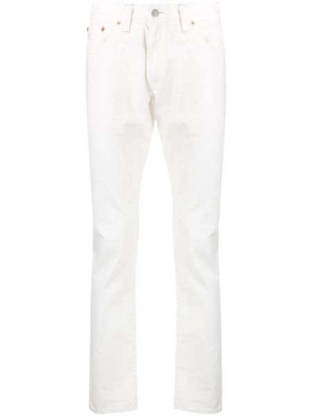 Jeans skinny slim fit Ralph Lauren Rrl bianco