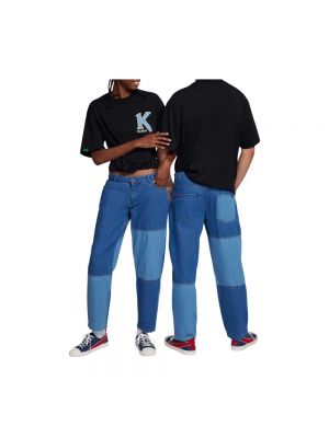 Skinny jeans Kickers blau