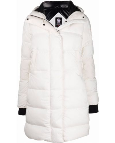 Lang pels Canada Goose hvit