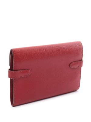 Kožená peněženka Hermès červená