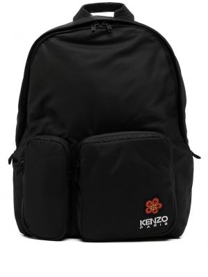 Hímzett hátizsák Kenzo fekete