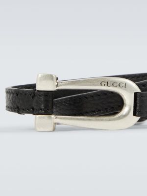 Kožený náramek Gucci
