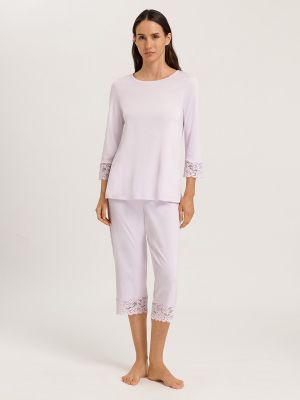 Pijama de encaje Hanro violeta