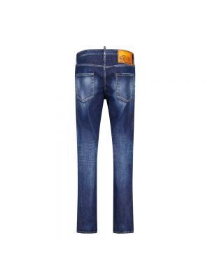 Retro slim fit skinny jeans Dsquared2 blau