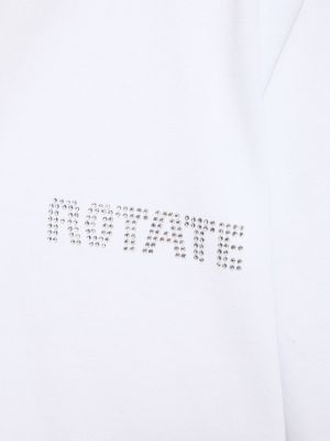 Памучна тениска Rotate бяло