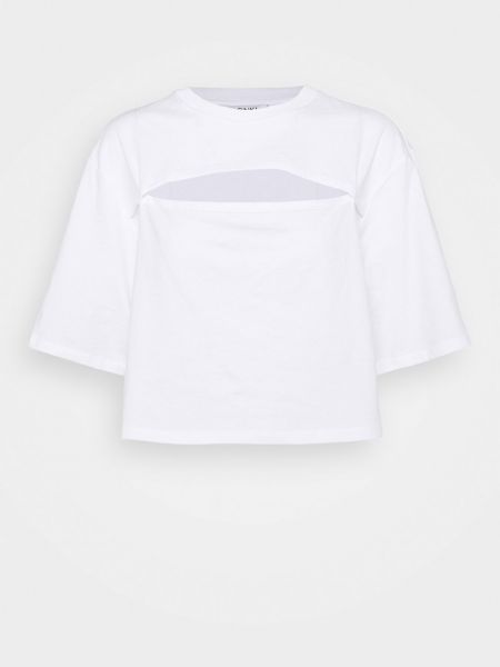 Koszulka z nadrukiem Monki biała