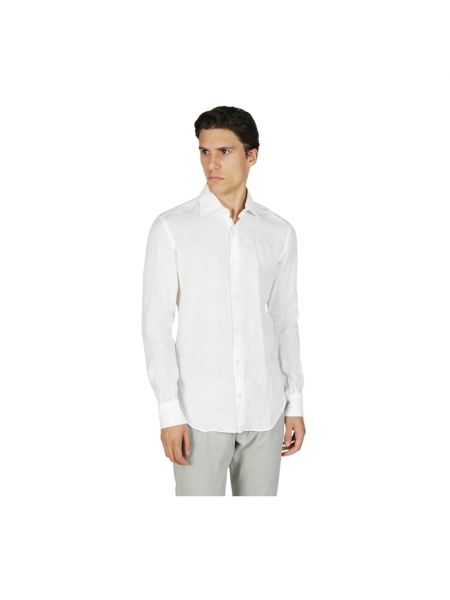 Camisa de lino Eleventy blanco