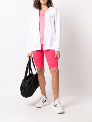 Sudadera con capucha con cremallera Adidas By Stella Mccartney blanco