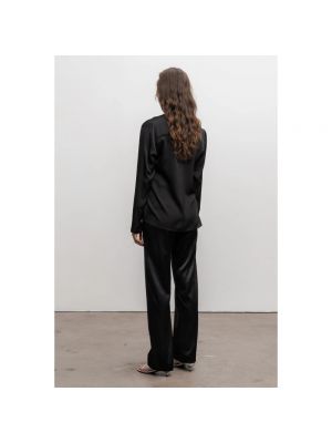 Blusa con escote v Ahlvar Gallery negro
