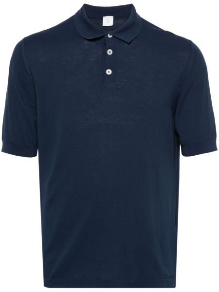 Medvilninis polo marškinėliai Eleventy mėlyna