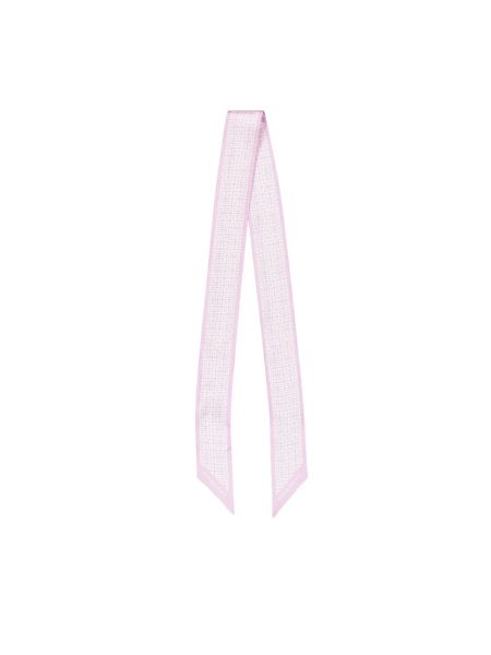 Jedwabna szal Givenchy różowa