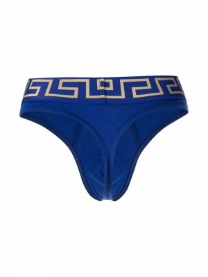Kalhotky string Versace modré