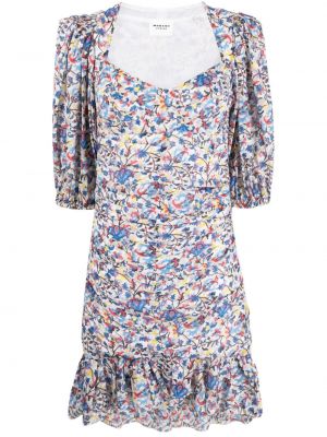 Φλοράλ μίντι φόρεμα με σχέδιο Isabel Marant