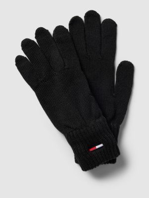 Rękawiczki Tommy Jeans czarne