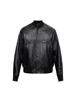 Черная кожаная куртка Givenchy
