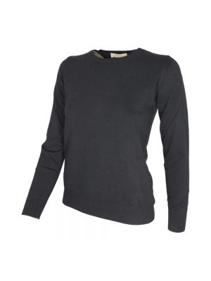Suéter de lana de cachemir con estampado de cachemira Cashmere Company negro