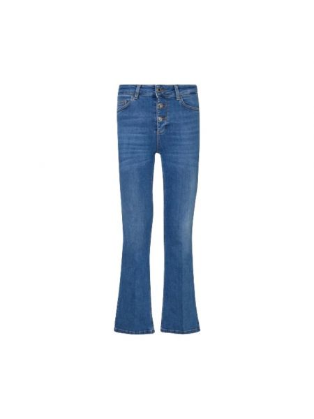 High waist bootcut jeans Liu Jo blau