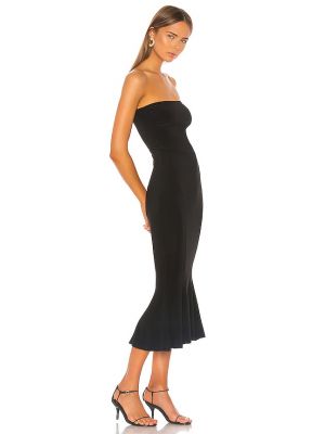 Vestido midi Norma Kamali negro