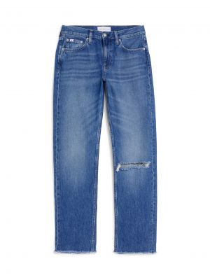 Blugi obișnuiți Calvin Klein Jeans albastru