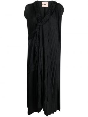 Асиметрична вечерна рокля Plan C черно