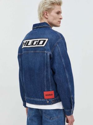Džínová bunda Hugo modrá