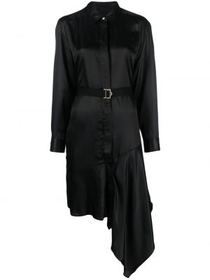 Асиметрична рокля тип риза Diesel черно
