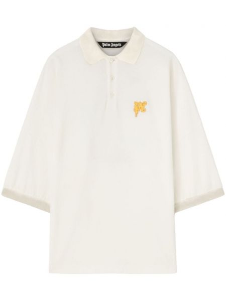 Poloshirt Palm Angels hvid