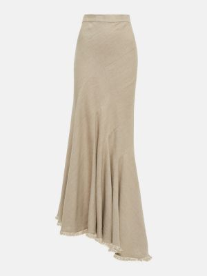 Falda larga de lino Max Mara