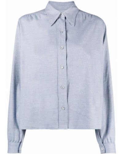 Camisa con botones Maison Margiela azul