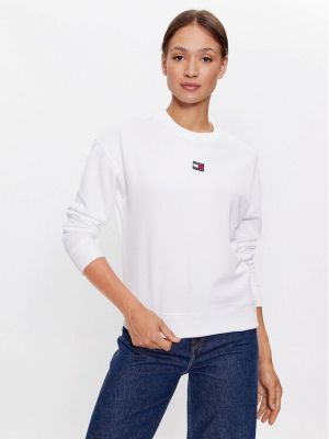 Bluza dresowa Tommy Jeans biała