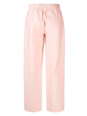 Pantalon slim en coton Aeron rose