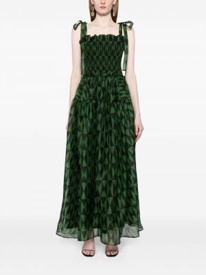 Sukienka długa Cynthia Rowley zielona