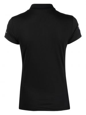 Raštuotas polo marškinėliai Ea7 Emporio Armani juoda