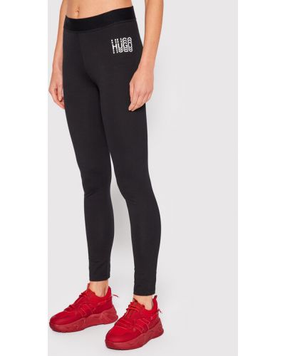 Hugo Leggings Nacara 50457326 Fekete Slim Fit