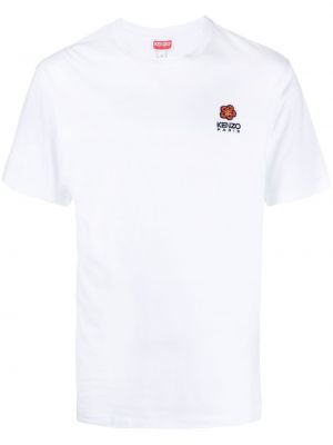 Haftowana koszulka Kenzo biała