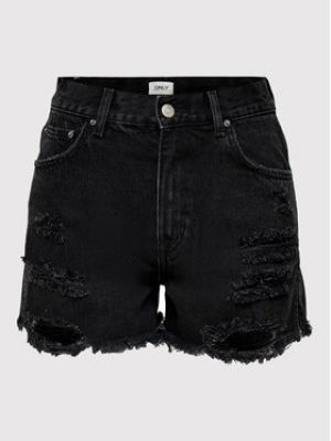Shorts en jean Only noir