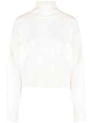 Πουλόβερ Calvin Klein Jeans λευκό